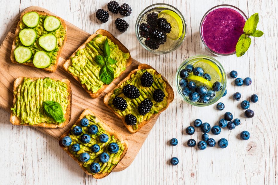 Avocado Toast with berries