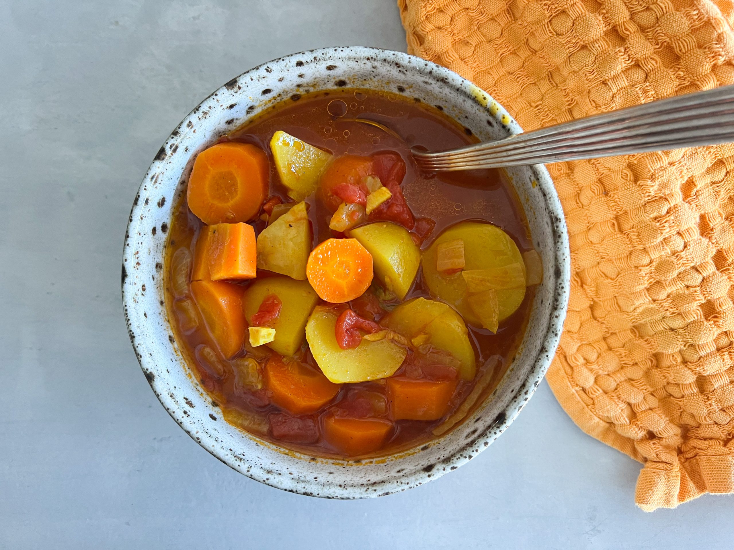 Recipe for Chunky Carrot Tomato Soup Diane Kochilas