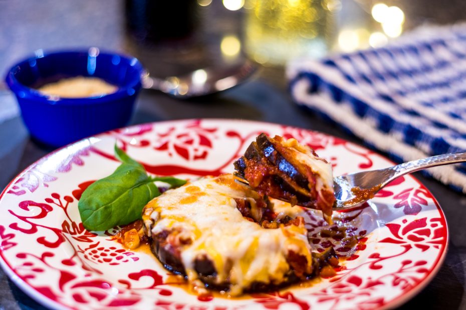 Greek-Style Eggplants Baked with Cheese