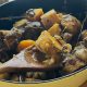 Lemony Braised Goat recipe by Diane Kochilas.