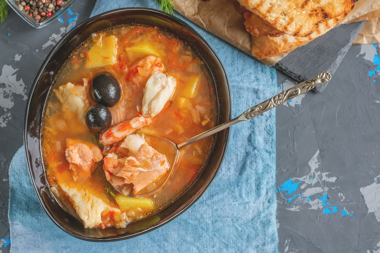 Blue-Zone Bouillabaisse | Diane Kochilas