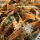 Recipe for a Carrot Salad with Carrot Greens, Mint and Walnuts from Diane Kochilas