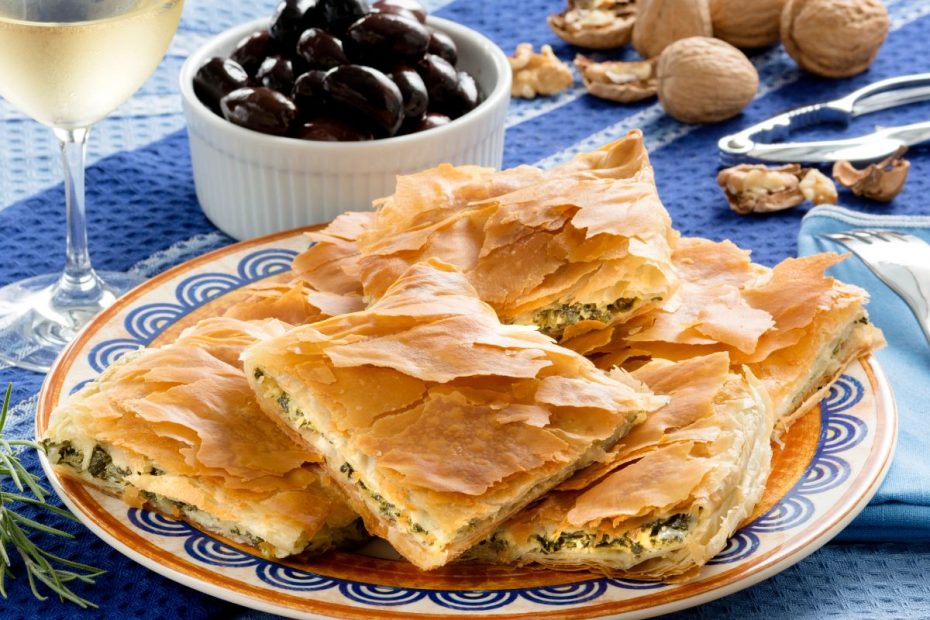 These classic and innovative Greek recipes also involve important cooking techniques – notably, making hand-rolled phyllo, which forms the most important part of many traditional Greek savory pies!