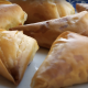 Tyropitakia - Greek Cheese pie triangles