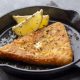 Cheese saganaki recipe - a traditional greek meze recipes. Fried cheese recipe. Fried kefalotyri.