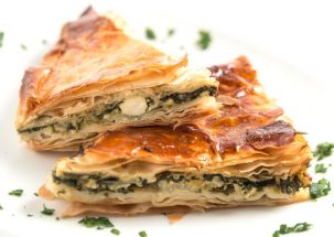 How healthy is Spanakopita? Greek spinach pie, spanakopita.
