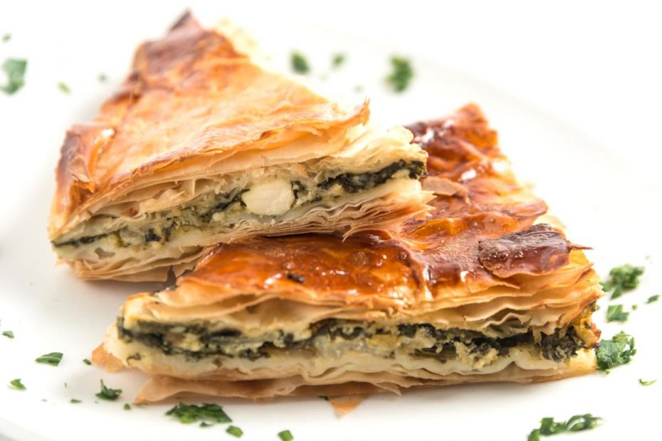 How healthy is Spanakopita? Greek spinach pie, spanakopita.