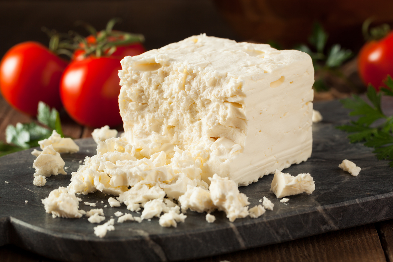 Ingredients in Spanakopita: Feta