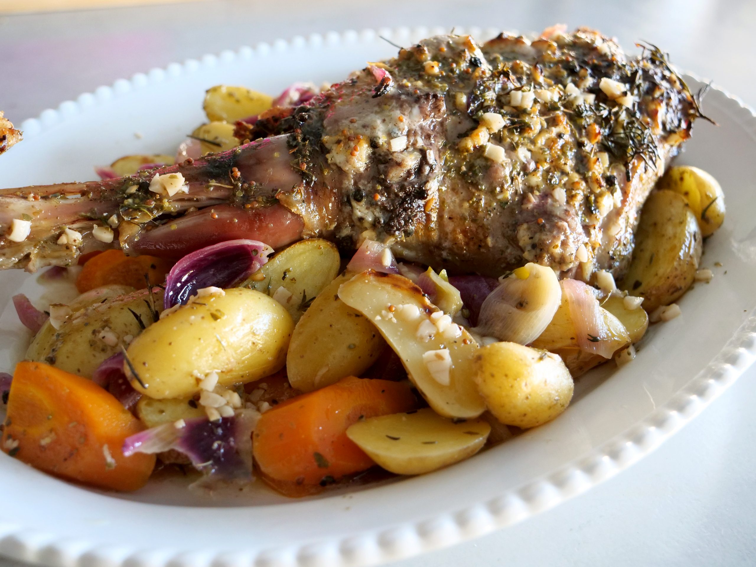 Greek Roasted Leg of Lamb