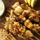 Greek Lemon Chicken Skewers