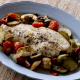 Traybake Roasted Fish Fillets and Vegetable “Briam”