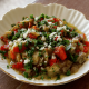 Grilled Eggplant Dip with Roasted Red Peppers