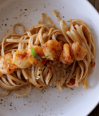 Garidomakaronada - Spicy Greek Ouzo Shrimp Pasta