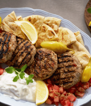 Mushroom Lamb Burgers