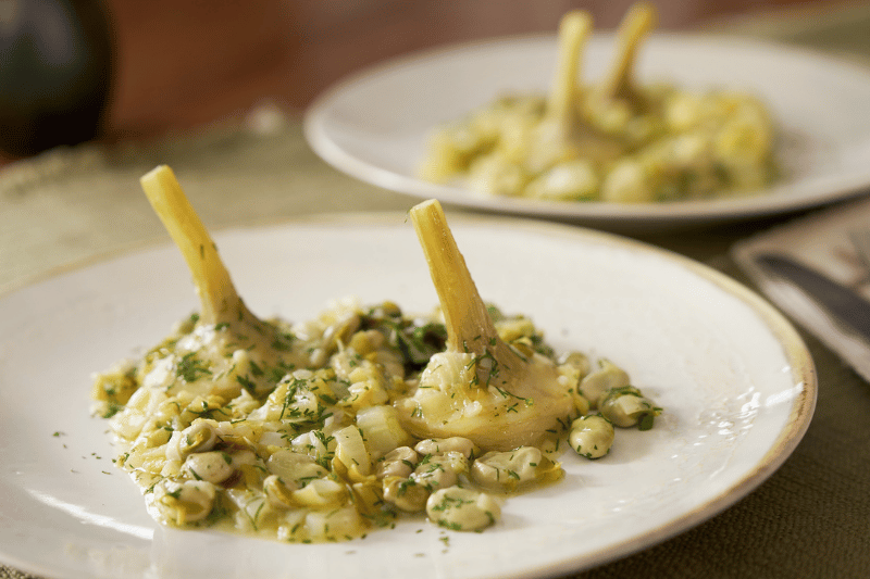 ARTICHOKE AND FAVA BEAN STEW