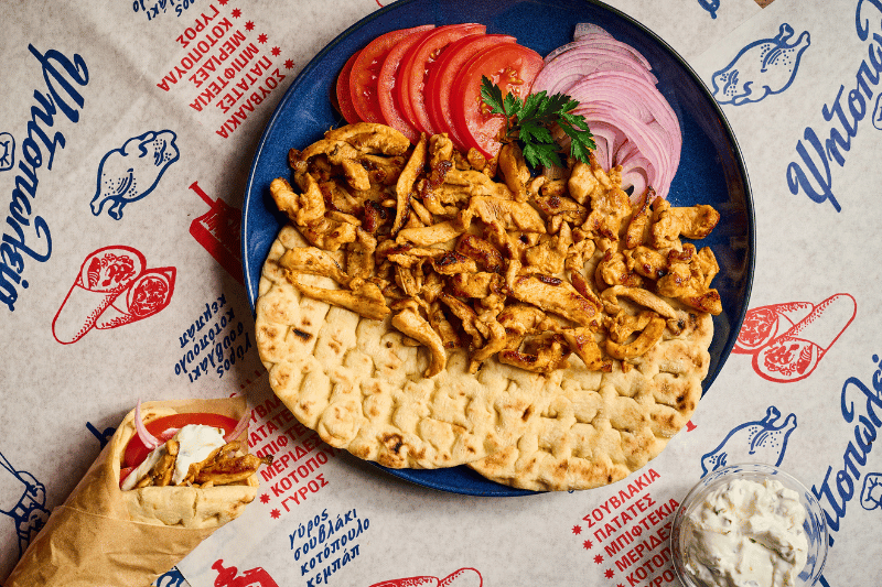 Homemade Chicken Gyro