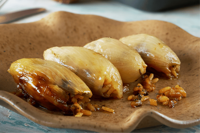 Stuffed Onions from Kastelorizo (Salantourmasi)