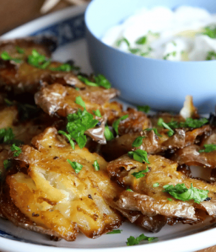 Lemon Potato Smashers